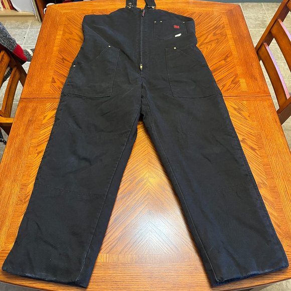Vintage Tough Duck Insulated Bib Coveralls'. Mens XL. Made in Canada - Picture 1 of 10